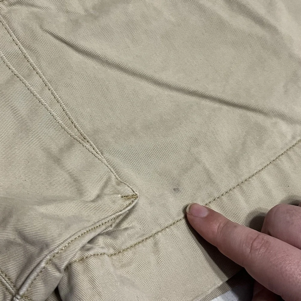 Polo Ralph Lauren Shorts Men 38 Beige Cargo Pockets Cotton Twill Fabric Hike 9